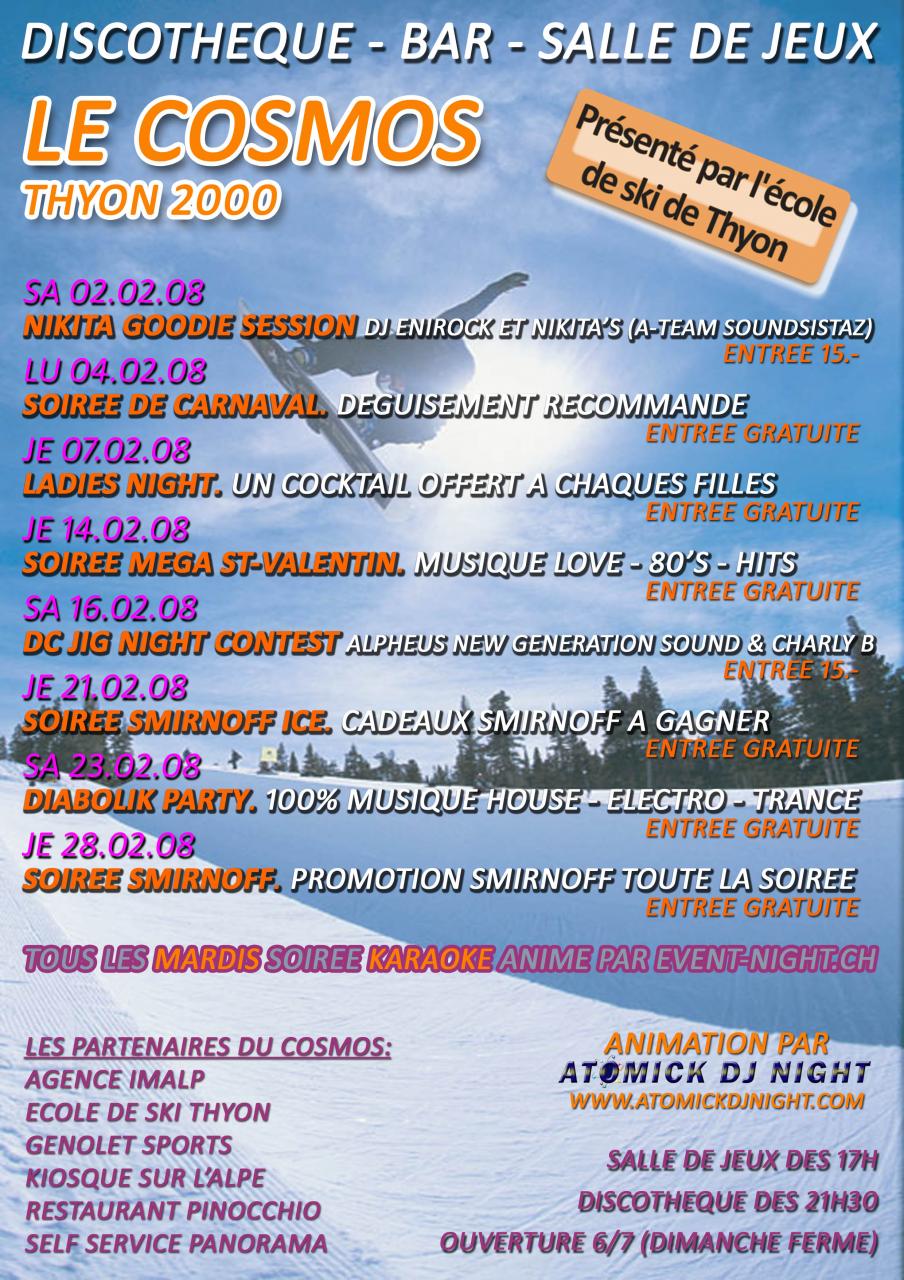 Programme Février 2008 Cosmos